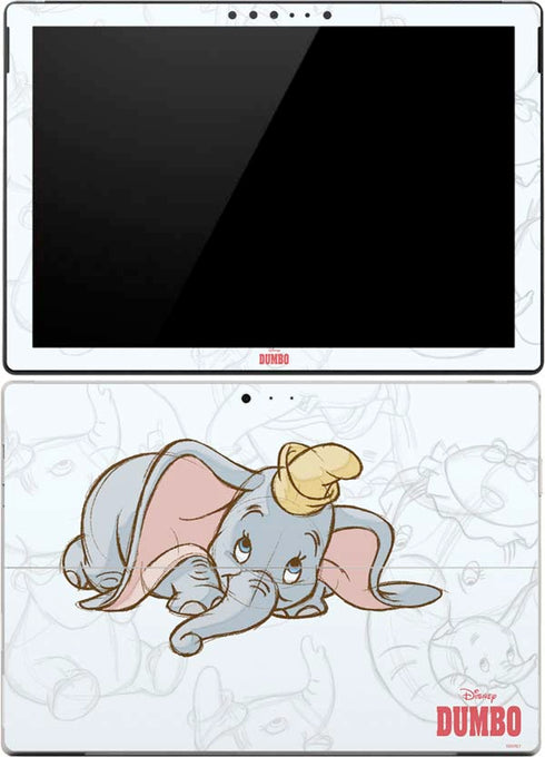 Disney Dumbo Classic sketched portrait Surface Pro (2017) Skin